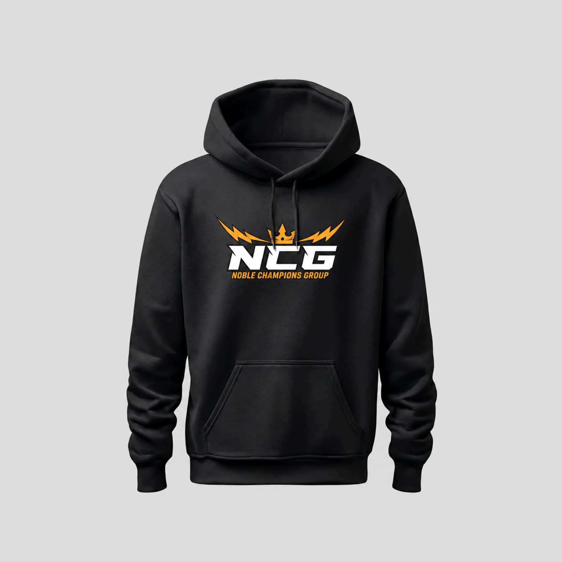 NCG Classic Black Hoodie