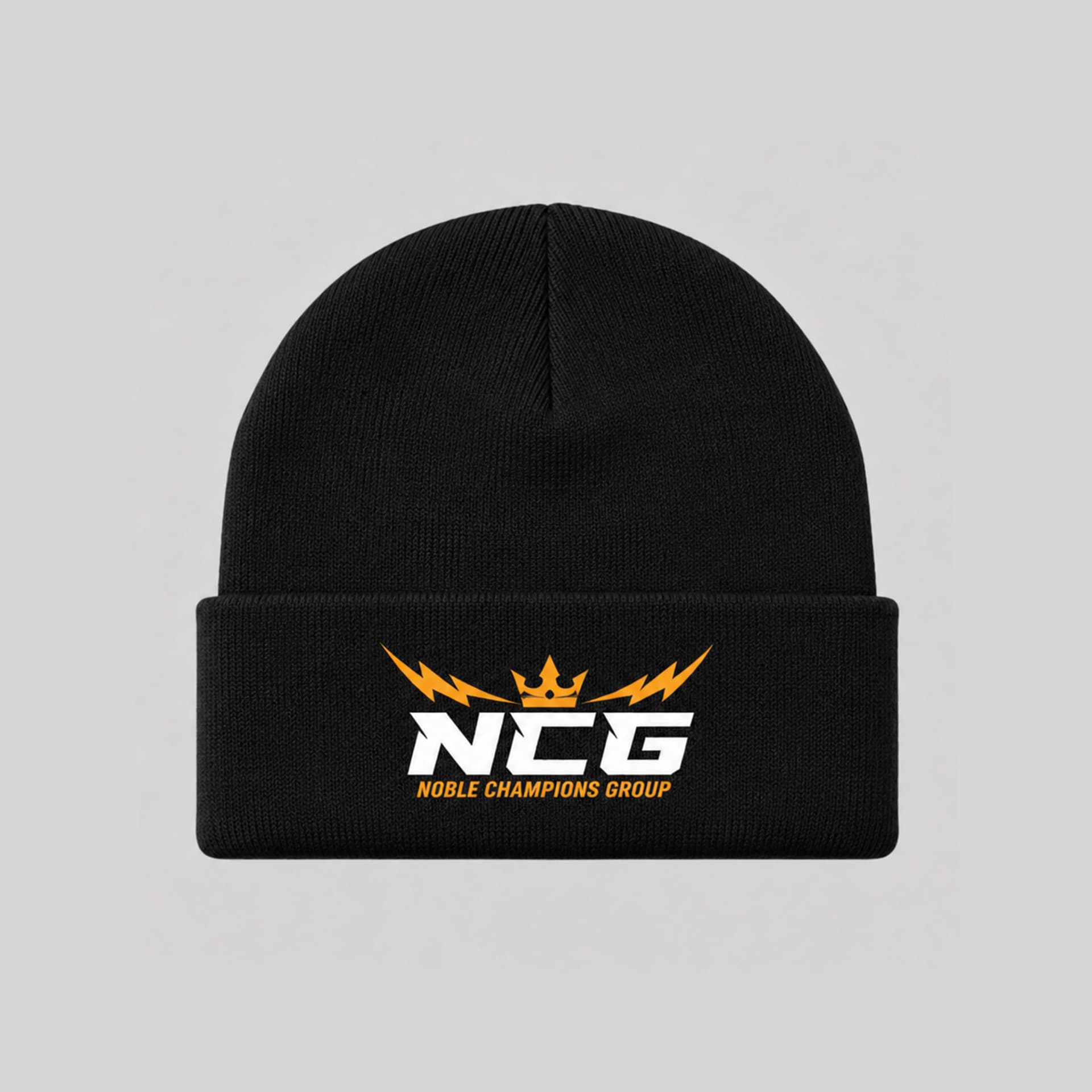 NCG Classic Black Beanie