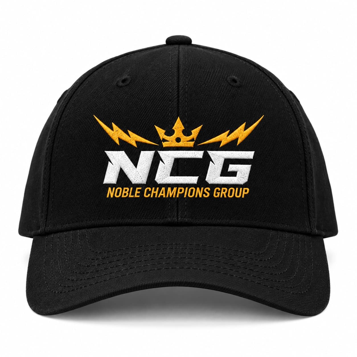 NCG Black Black Hat (Velcro Closure)